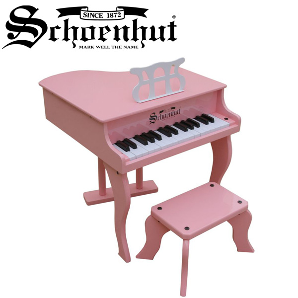 Schoenhut(シェーンハット) ／ Fancy Baby Grand (Pink) ベンチ付き 30