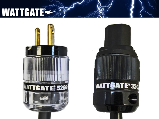 シールド電源ケーブル（WATTGATE）透明プラグ の激安通販