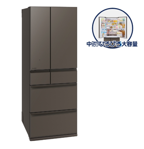 3/19まで 三菱 大型冷蔵庫 自動製氷機能付 400L以上 ウッド調 3/19まで