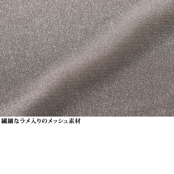 パワーネットメロウ襟 ラメカットソープルオーバー | 京都通販ミセスの