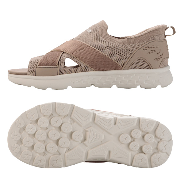 ミッシェルクラン ニットクロスゴム スルッと履ける サンダル MICHEL