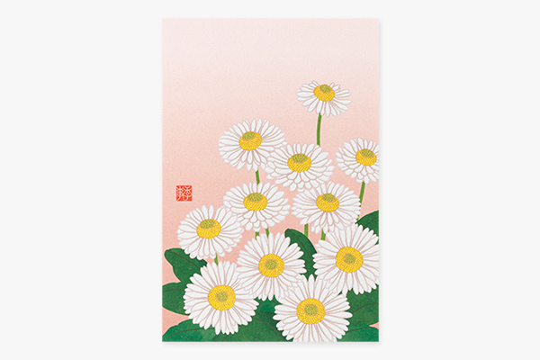 ハガキ/ポストカード｜紙シリーズ｜ポストカード デイジー柄(80020006
