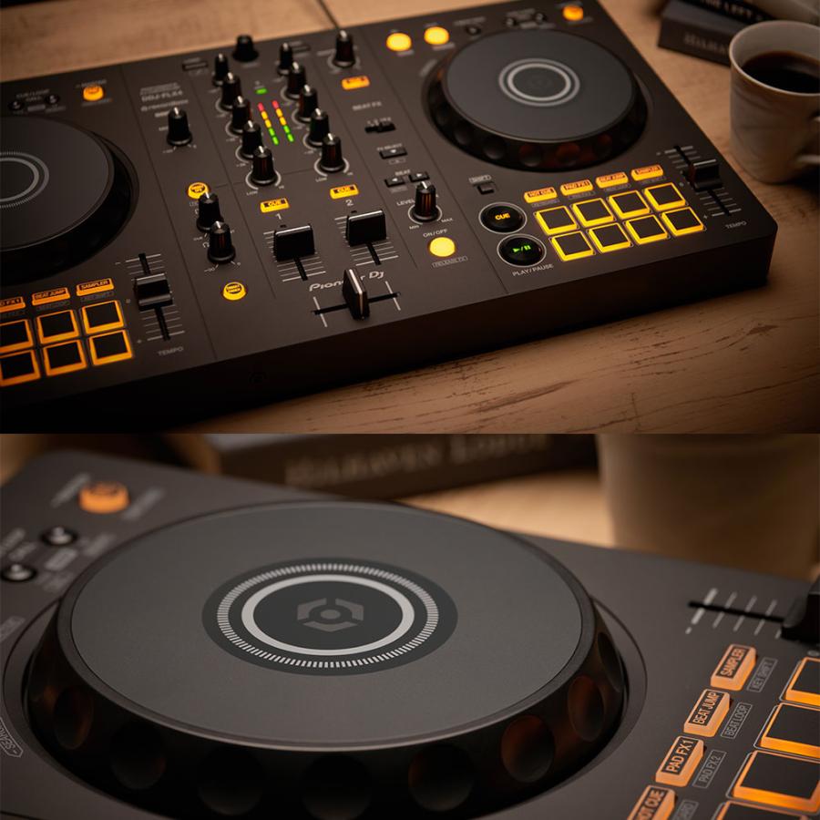 Pioneer DJコントローラー DDJ-FLX4 + ヘッドホン HDJ-CUE1 + PC