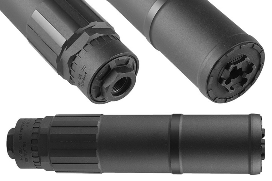 Airsoft Artisan CGSタイプ HELIOS サプレッサー ブラック 逆ネジ 14mm