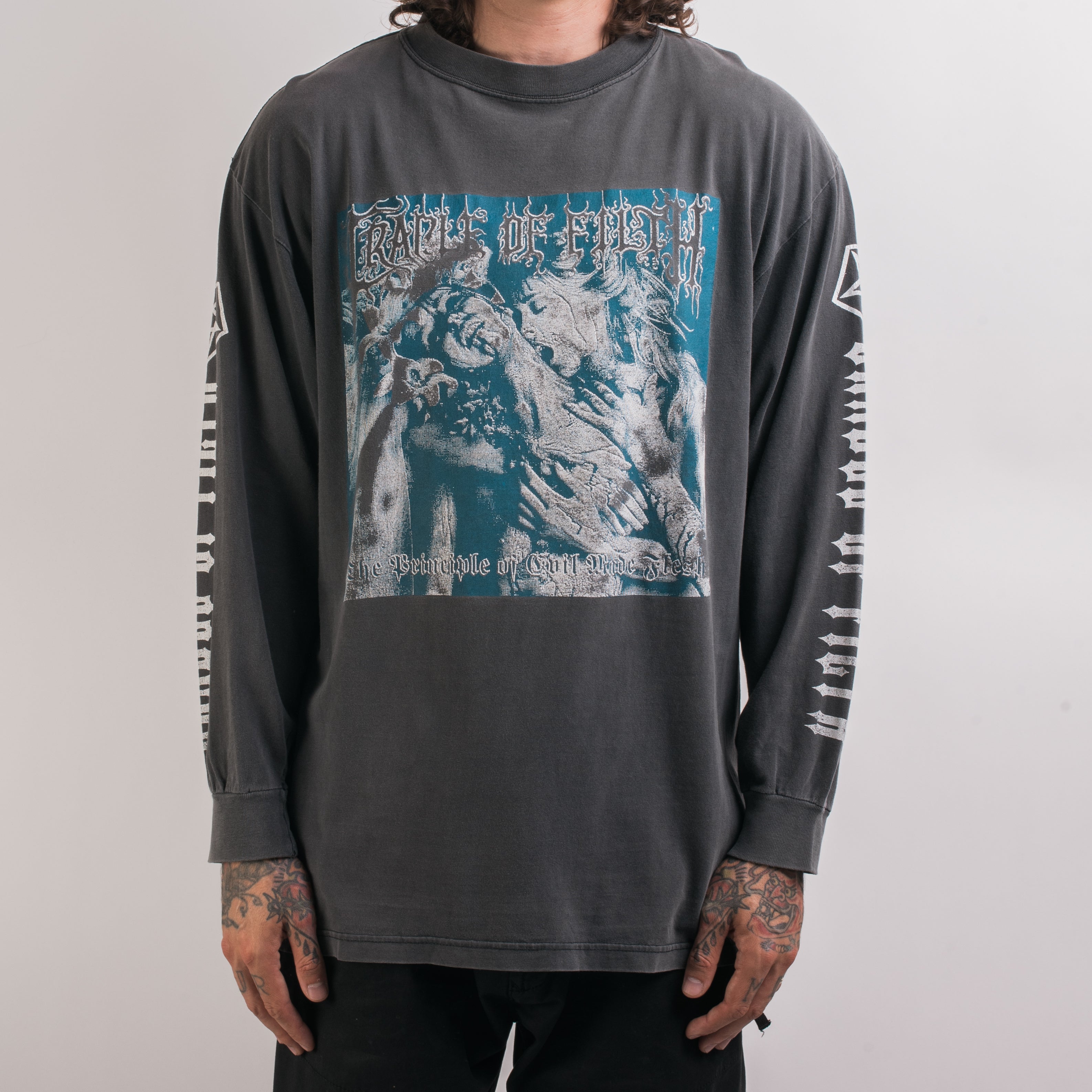 Vintage 90's Cradle Of Filth The Principle of Evil Made Flesh