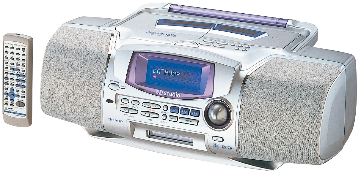 2356【SHARP】 MD MD-F150 CDラジカセ 動作品 2356【SHARP】 MD MD