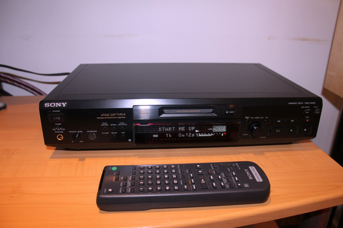 希少！MDレコーダー Sony MDS-JE630 完動品 希少！MDレコーダー Sony