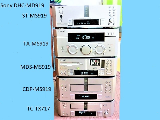 SONY CDP-MS919 整備済 5連CD機器単体 DHC-MS919の単品 SONY CDP-MS919