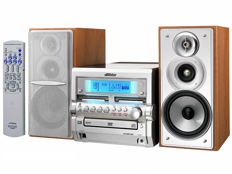 Victor ビクター UX-QD7-S オーディオ カセット MDコンポ マイクロ