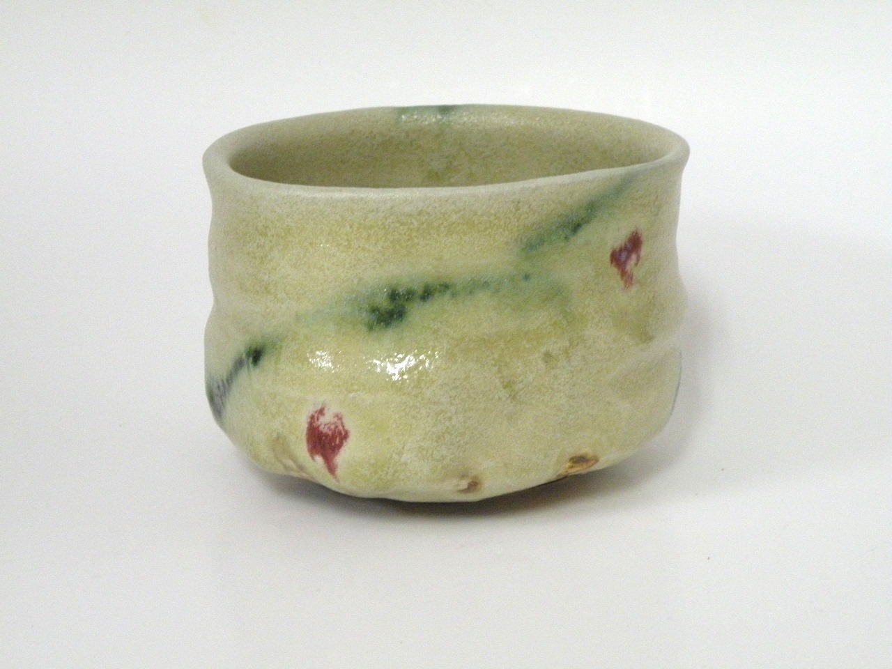 ♥美濃焼♥ 黄瀬戸 茶碗 茶道具 骨董 古玩 ♥美濃焼黄瀬戸茶碗茶道具