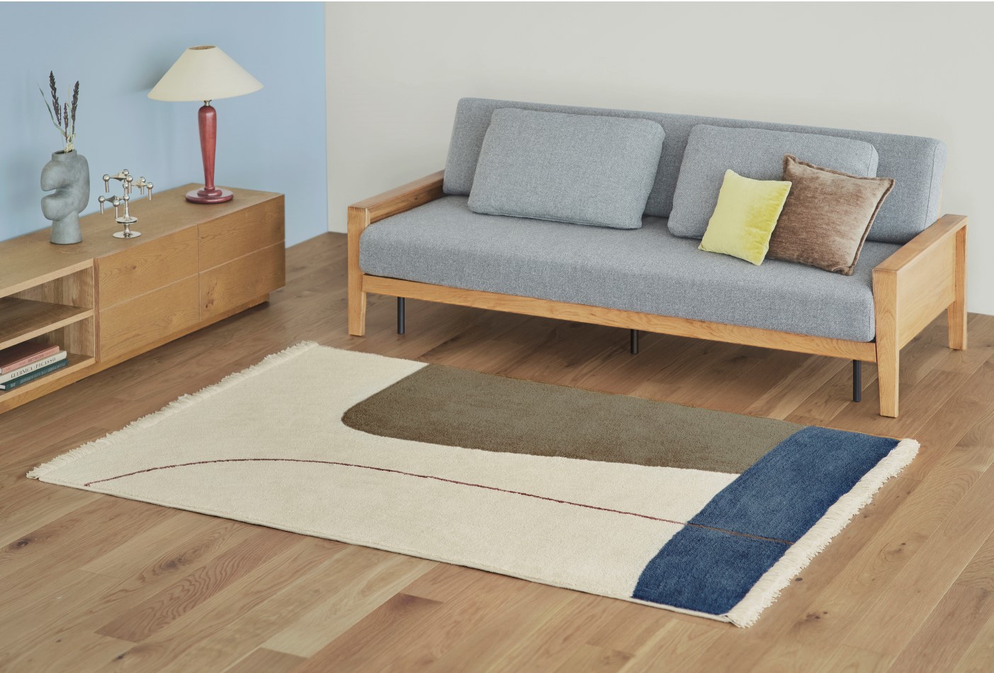 好評の抽象柄やペット対応ラグなど、2025年秋冬の新作ラグ全6シリーズ