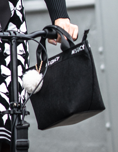 フェイクファーリボントートバッグ | msgracy