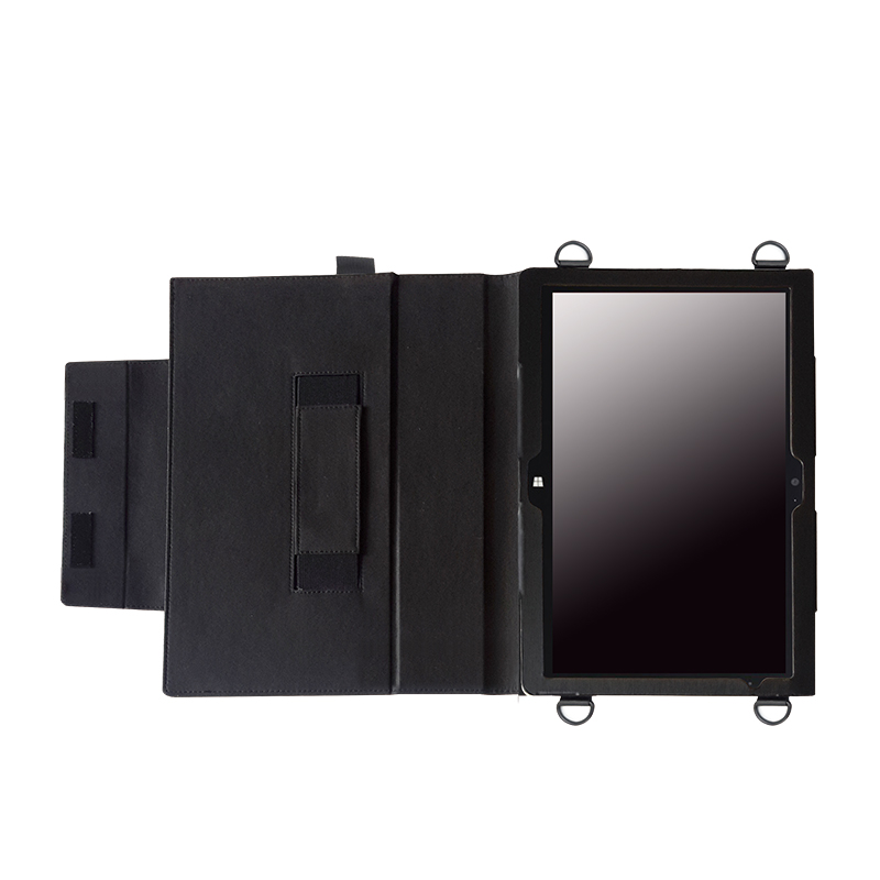 iPad Pro 9.7 inch/iPad Air2 首掛け合成皮革ケース ブラック｜スマホ