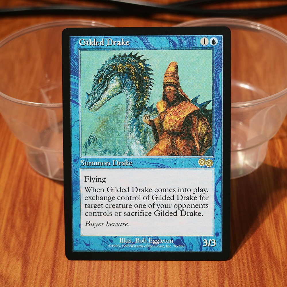 Gilded Drake US Urza's Saga USG magic the gathering proxy mtg