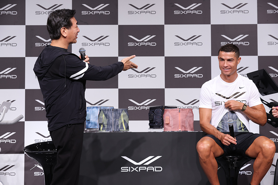 SIXPAD 新商品発売記念 クリスティアーノ・ロナウド選手来日イベント