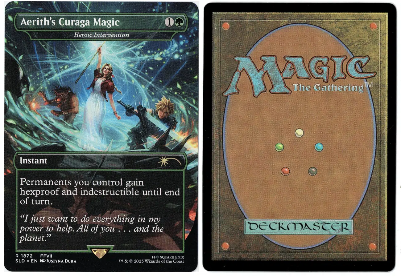 Aerith's Curaga Magic Magic the Gathering MTG Proxy