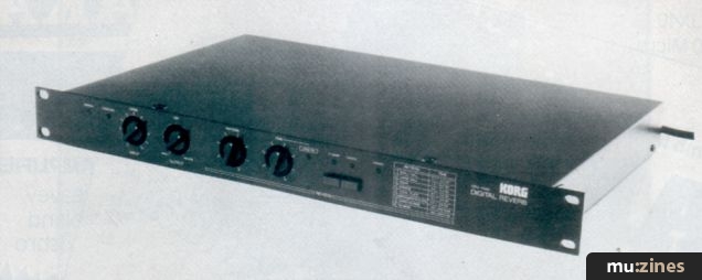 Korg DRV1000 Digital Reverb (MT Jan 87)