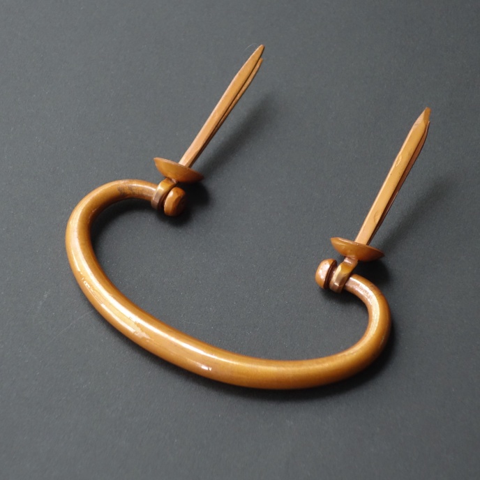 和箪笥取手3・銅製わらび取手・さるかん－和風取手は京都の室金物で