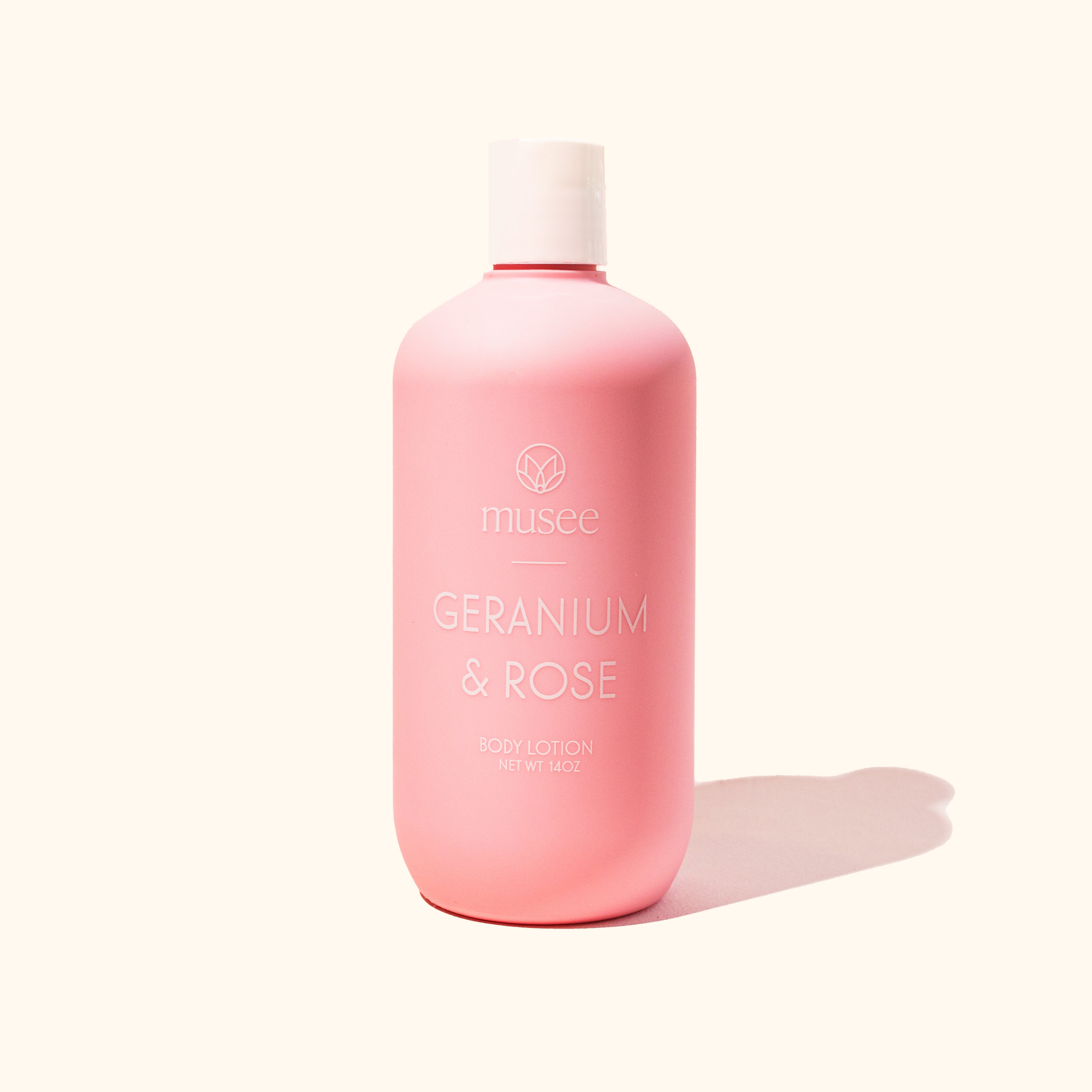 Musee Bath Geranium and Rose Body Lotion - Hydrate and Rejuvenate