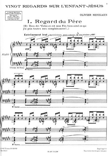 幼子イエスに注ぐ20のまなざし (オリヴィエ・メシアン)（ピアノ