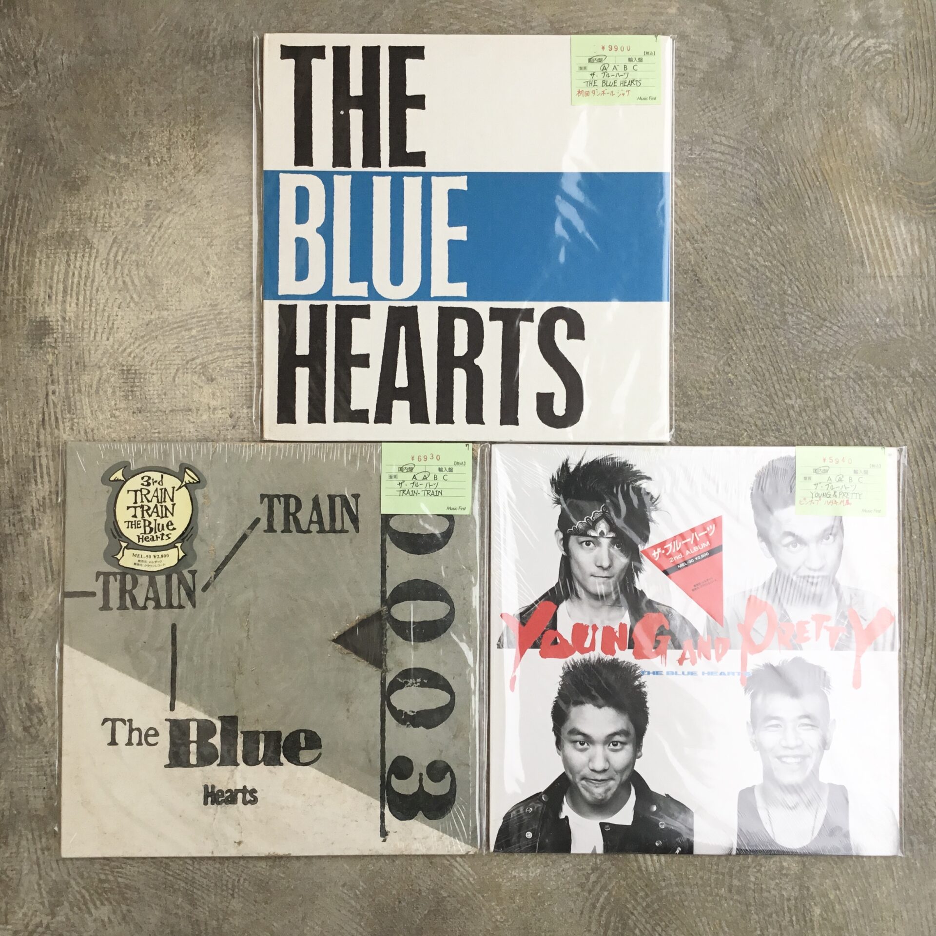 ブルーハーツの初期LPが入荷！