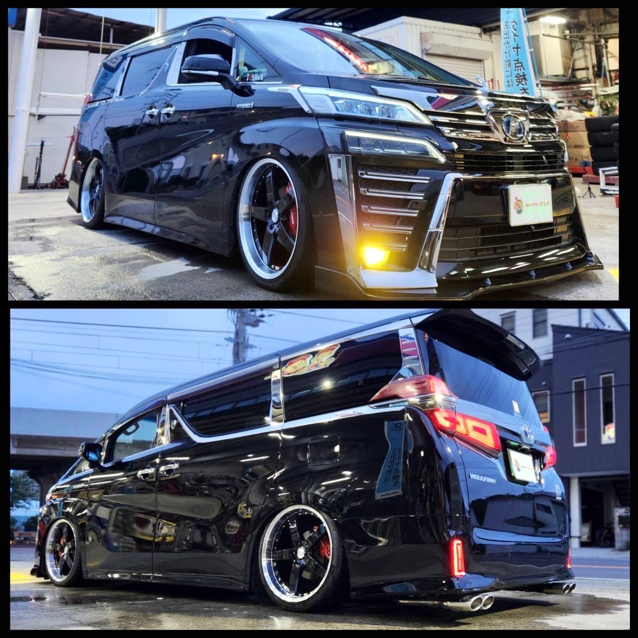 30アルファードにエアサスキット取り付けました！(^_-)-☆ | トヨタ