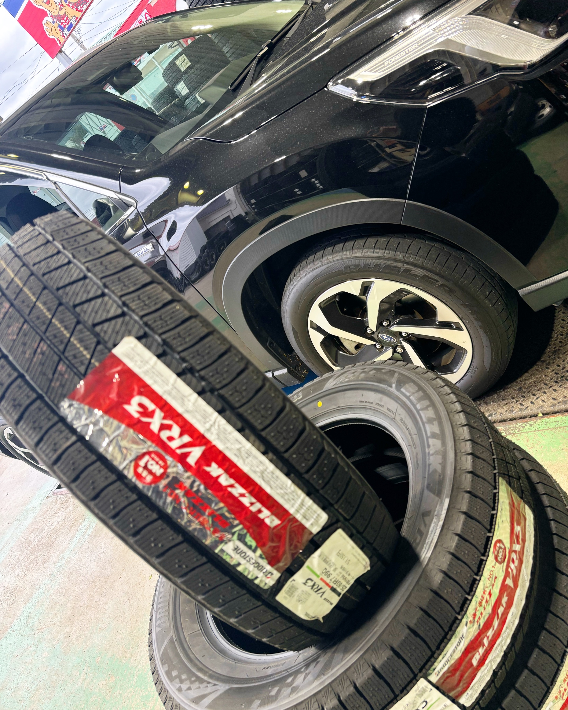 SUVにも「BLIZZAK VRX3」 | スバル フォレスター タイヤ タイヤ