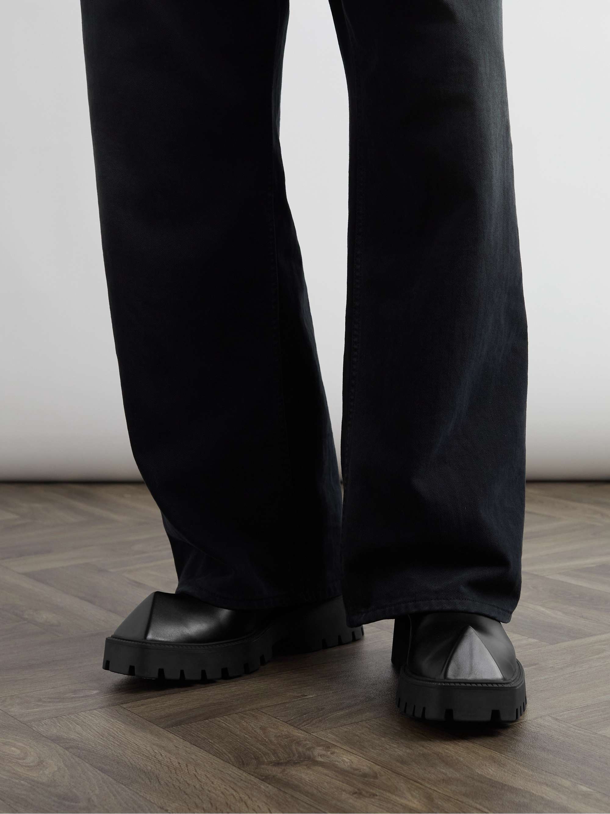 BALENCIAGA Rhino Leather Boots for Men | MR PORTER