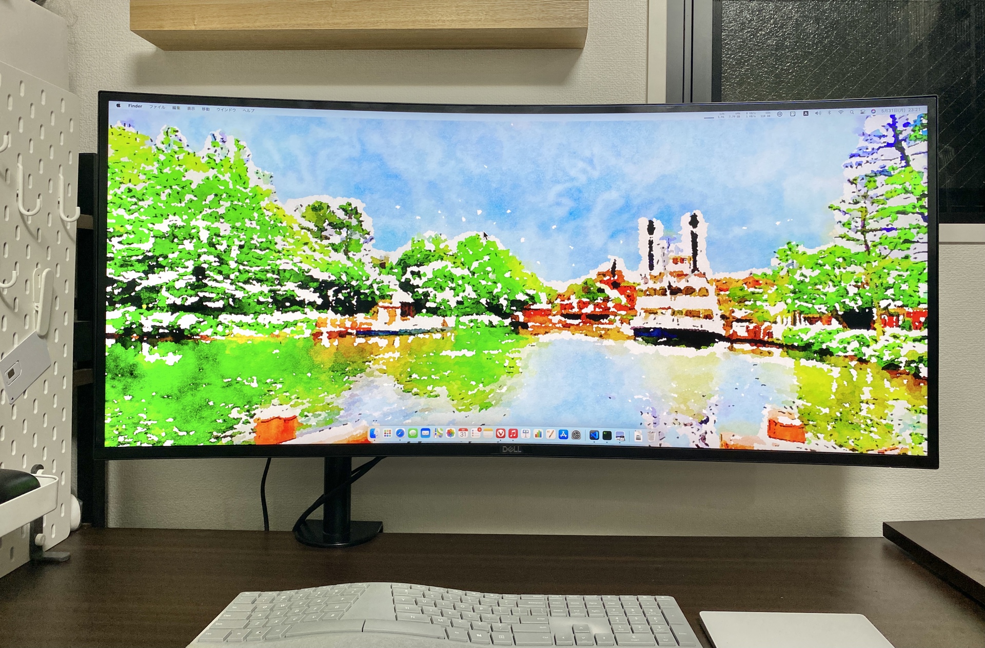 Dell U4021QW 5K2Kモニターを買って周辺をカスタマイズした