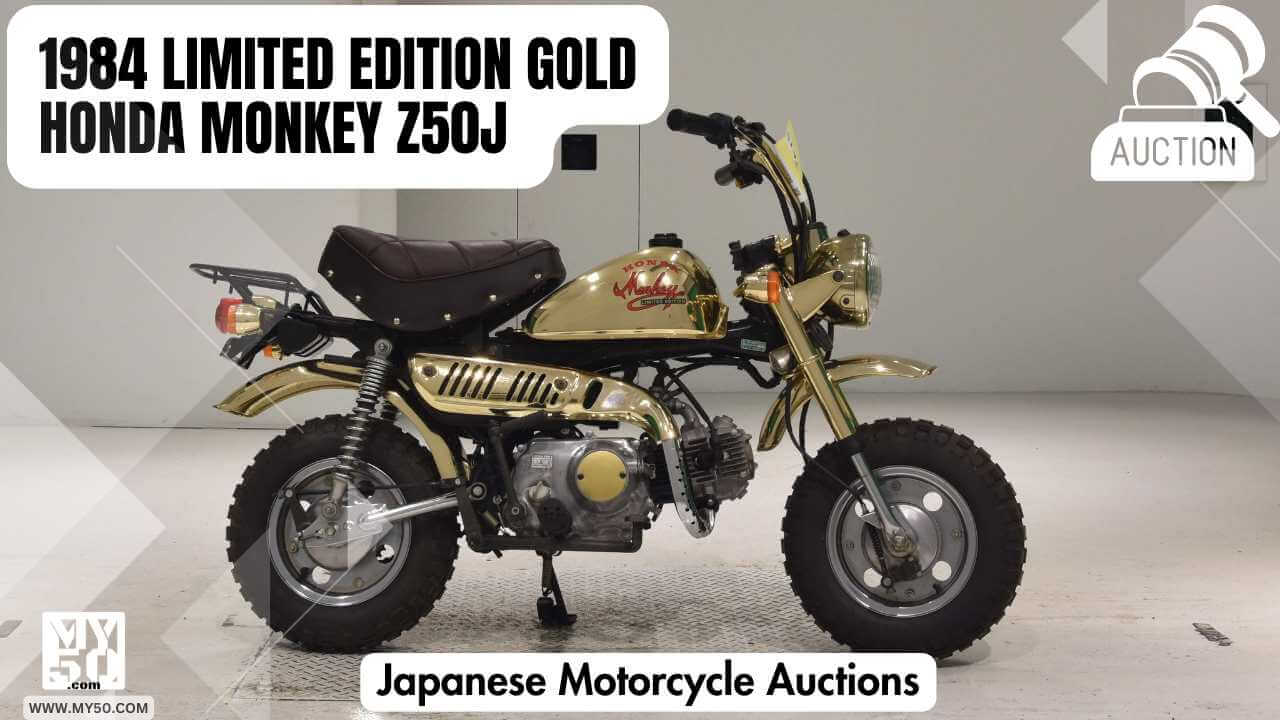 Honda Z50 J 1984 Gold Limited Edition - MY50 Motorcycles