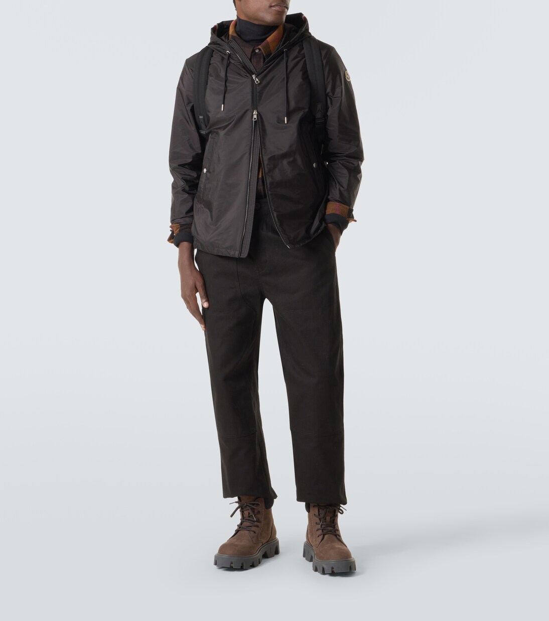 Grimpeurs raincoat in black - Moncler | Mytheresa