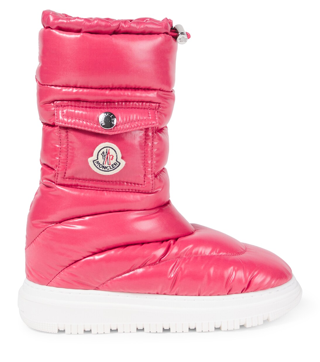 Gaia quilted snow boots in pink - Moncler Enfant | Mytheresa