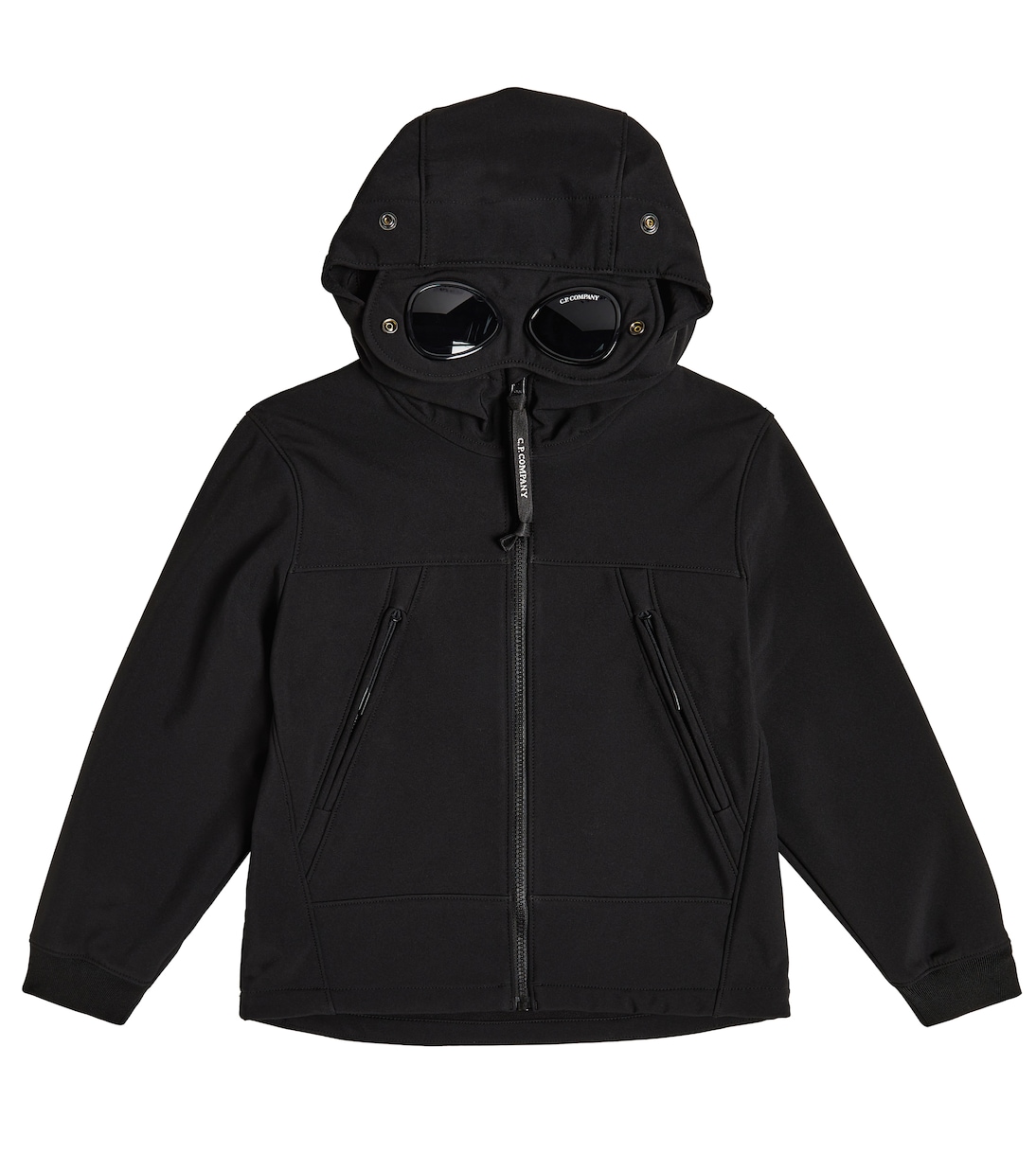 C.P. Shell-R Goggle jacket in black - C P Company Kids | Mytheresa