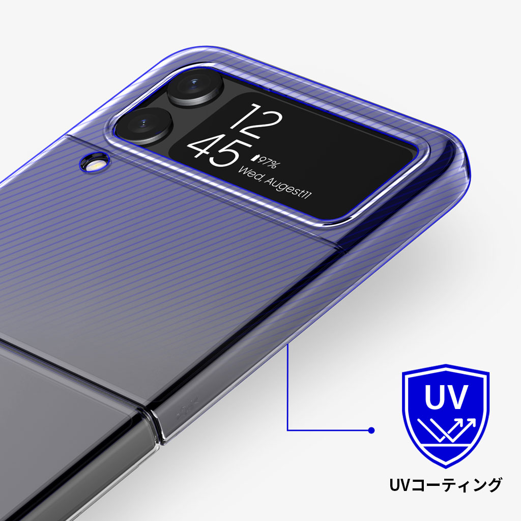 Nukin 085 クリア【Galaxy Z Flip4】 - 【公式サイト】 araree（アラリー）