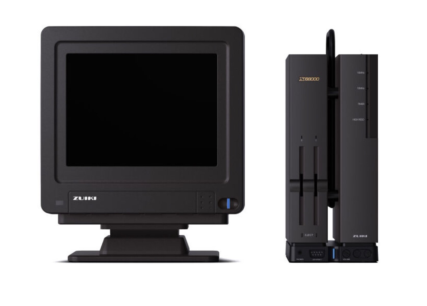 X68000 Z2: 8-inch retro monitor with CRT design launches