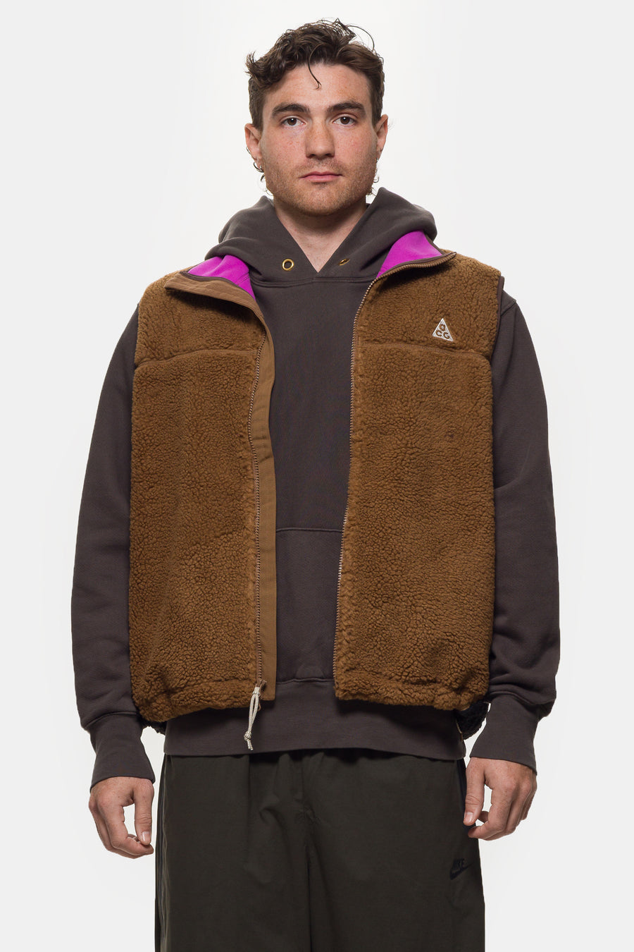 ACG Therma-FIT ADV Vest in Mosswood Brown/Black/Summit White