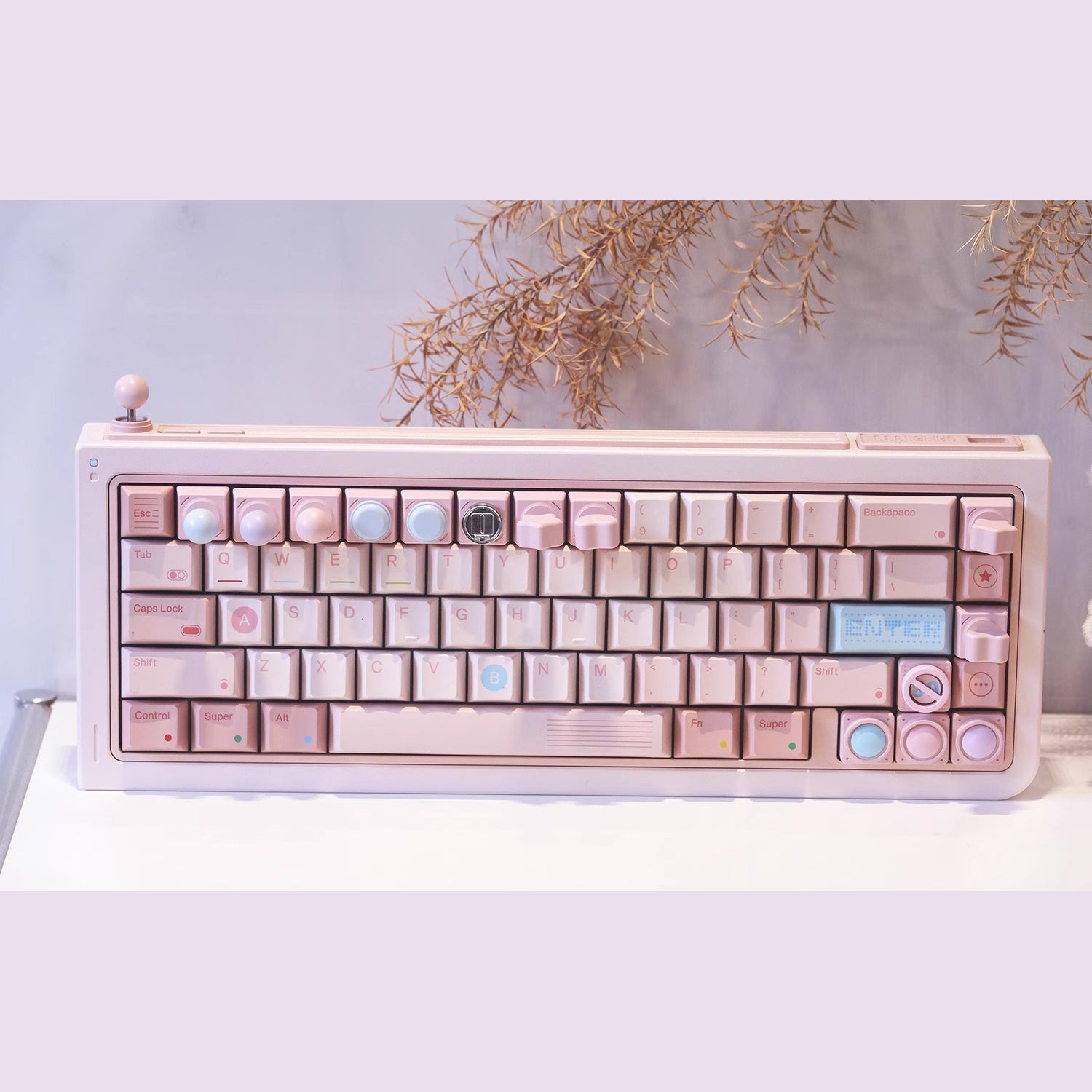 80Retros GAME 1989 Pink Candy Keycap Set, Cherry Profile, Dye Sub