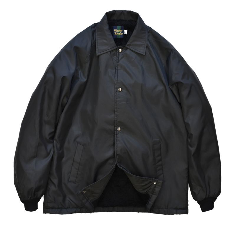 90's【USA製】ビンテージ【Weather Breaker】【黒】【裏ボア】【コーチ