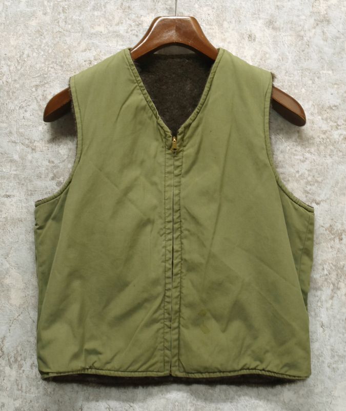 40's ビンテージ【U.S.NAVY】コの字止め アルパカ 【デッキベスト