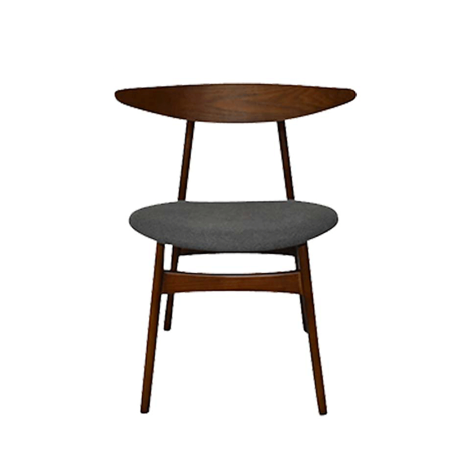 チェアRY54【送料無料】ウォールナット/ダークグレー | NOCEノーチェ