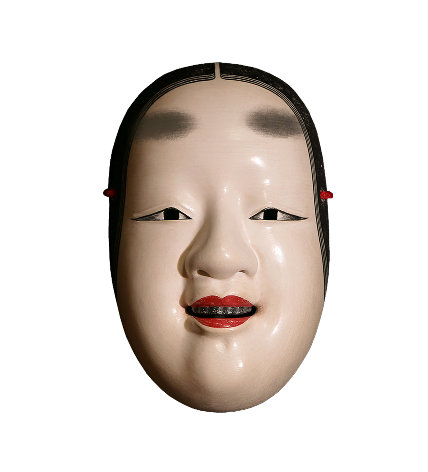 能面 小面（こおもて）(雪)・Koomote | 能面師 樋口玄正能面ギャラリー