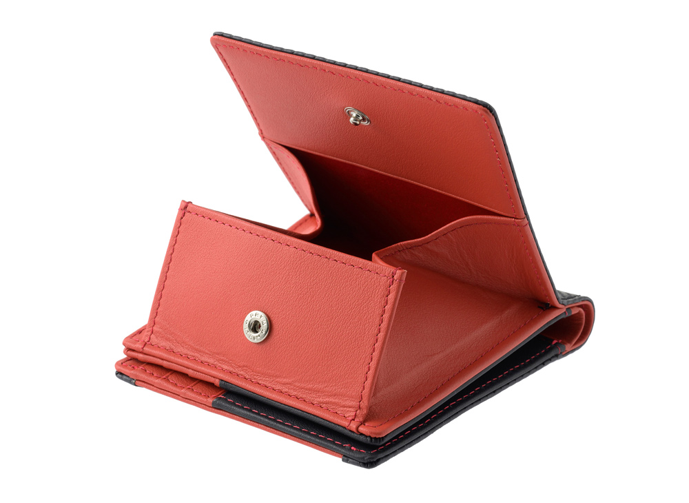 ノイインテレッセ×HRC】二つ折り財布(外BOX小銭入れ付き札入)□BR -