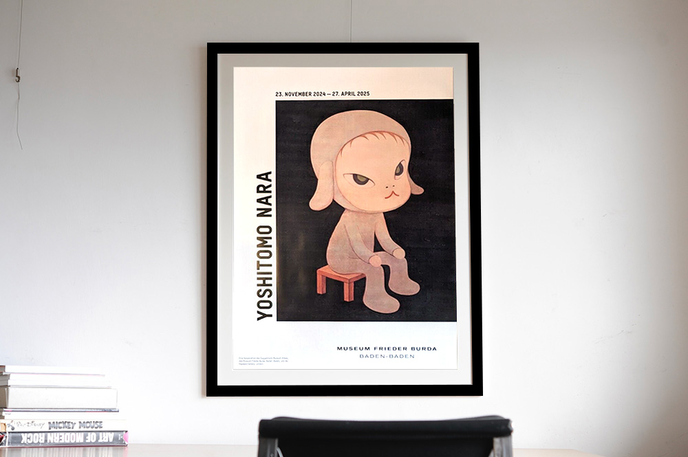 奈良美智 B2ポスター額装品＊2012年 くま様専用 奈良美智 世田谷美術館