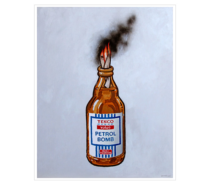 Banksy バンクシー TESCO Petrol Bomb ポスターの販売 ー NOISEKING