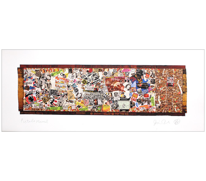 The Sex Pistols Mural Print - Jamie Reidのグラフティアート