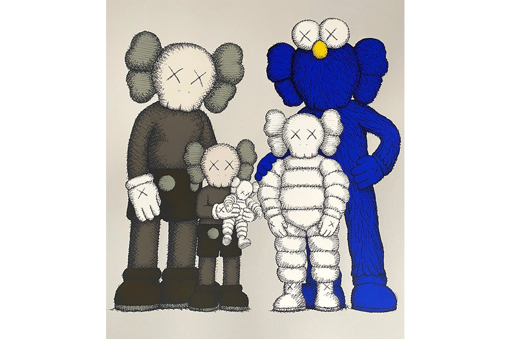 KAWSのFamilyのシルクスクリーンがご購入いただけます。 ー NOISEKING