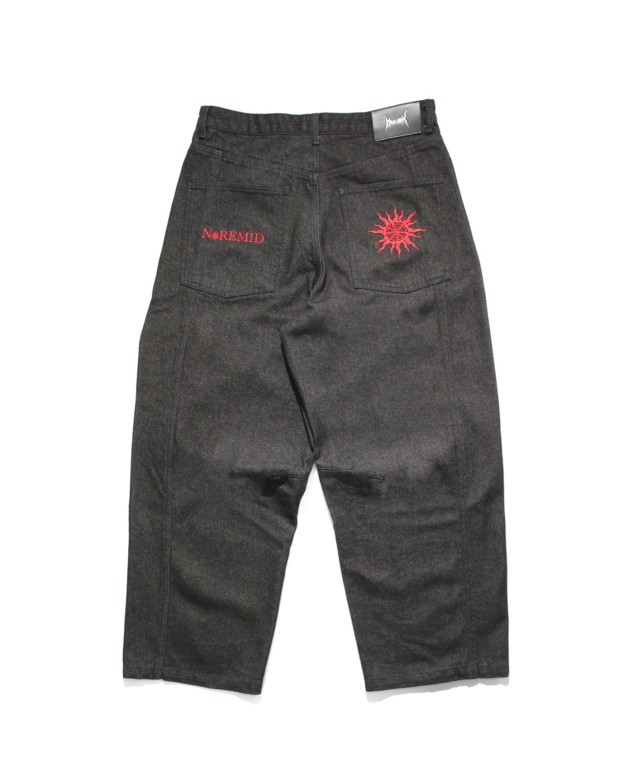 RIGID DENIM – BLACK/RED – NOREMID