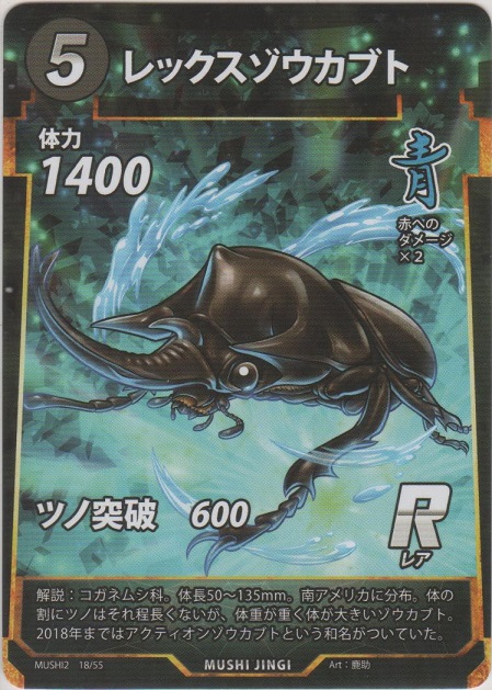 コロンビア産 レックスゾウカブト 112mm コロンビア産 レックス