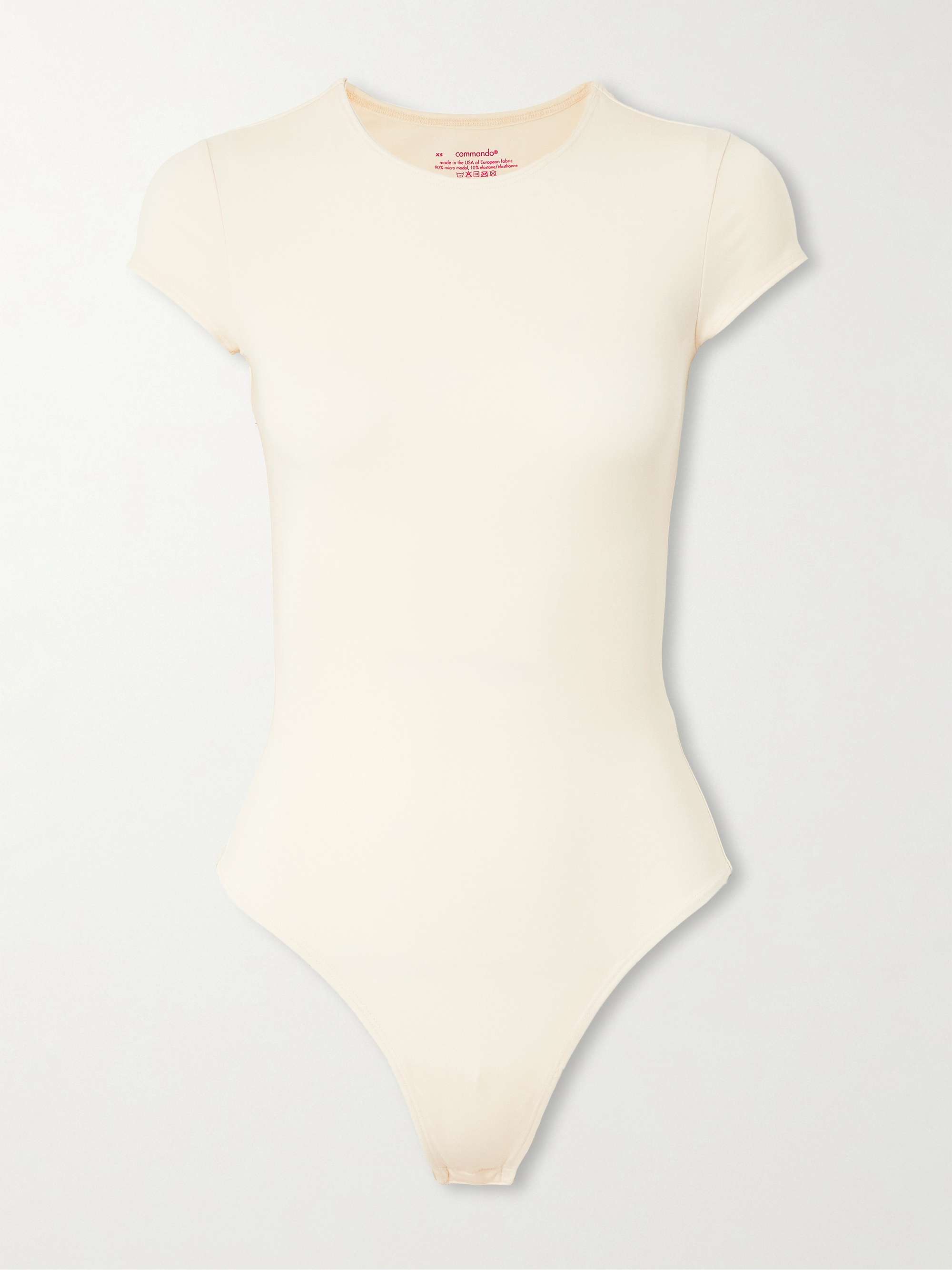 COMMANDO Butter Luxe stretch-Micro Modal bodysuit | NET-A-PORTER