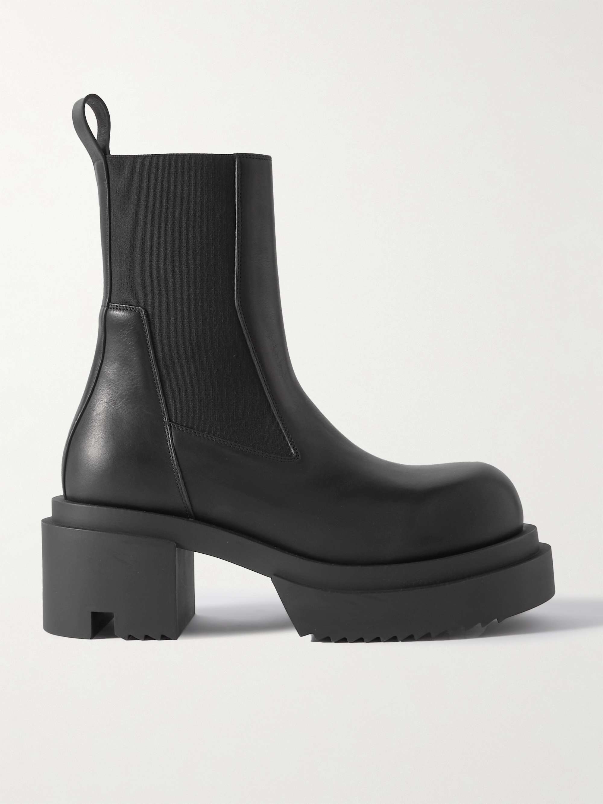 RICK OWENS Beatle Bogun leather Chelsea boots | NET-A-PORTER